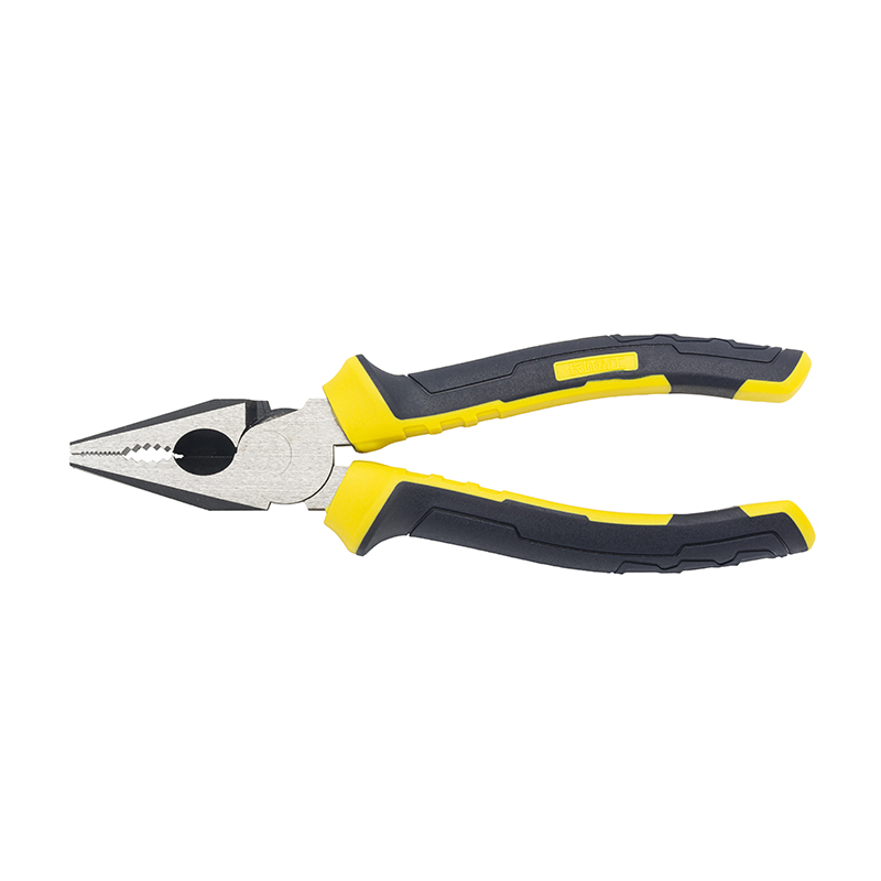 Great Wall Industrial-Grade German-Style Bi-Color Handle Combination Pliers，Labor-Saving