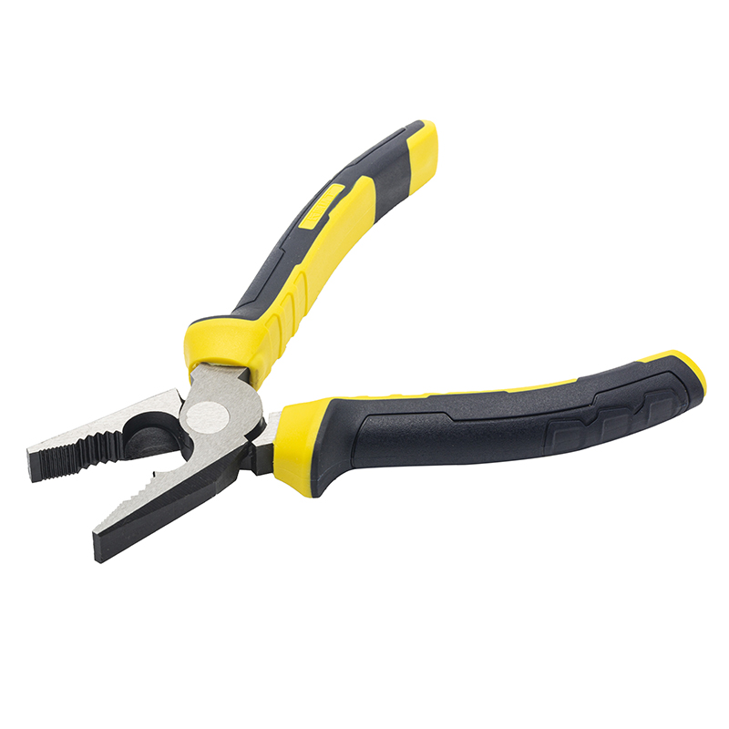 Great Wall Industrial-Grade German-Style Bi-Color Handle Combination Pliers，Labor-Saving